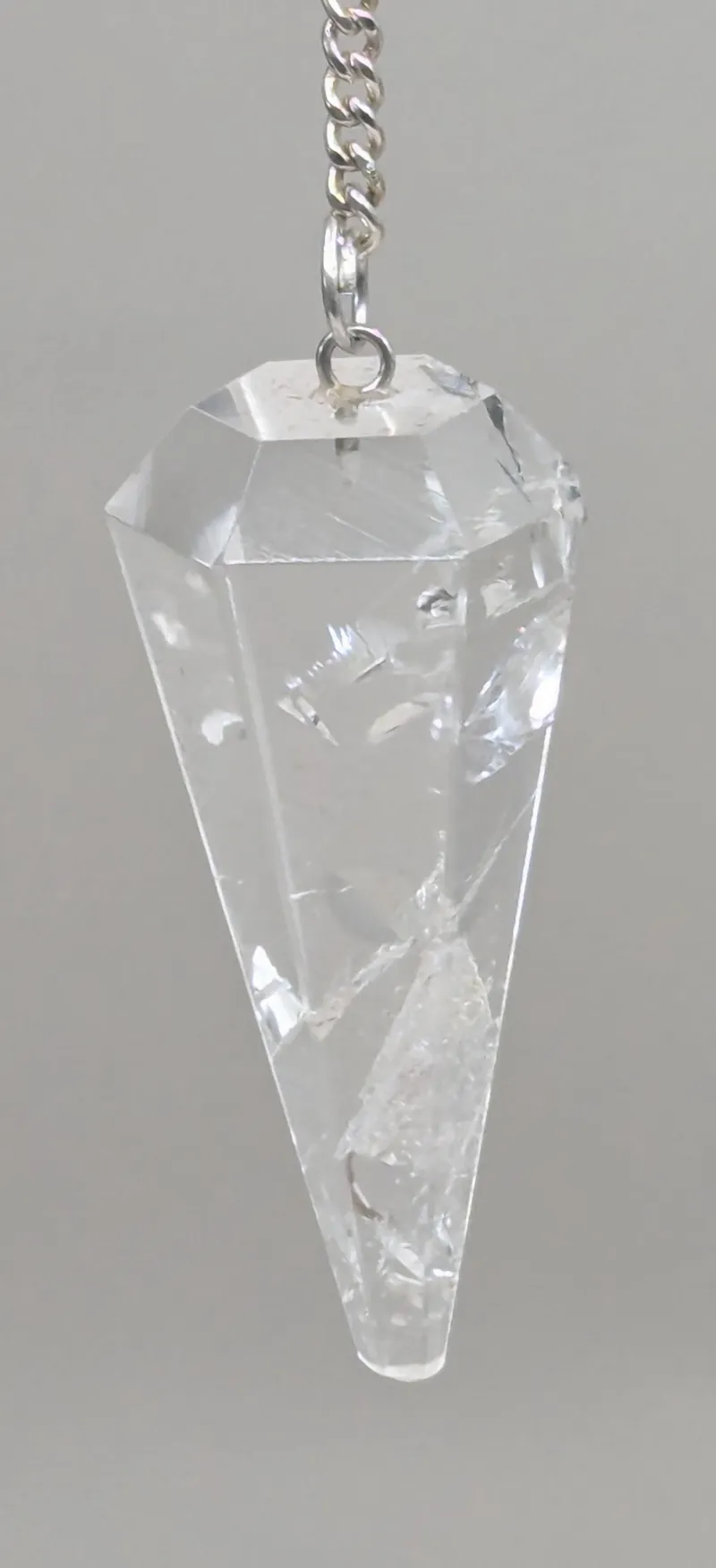Clear Quartz Pendulum for Intuition, Clarity & Guidance