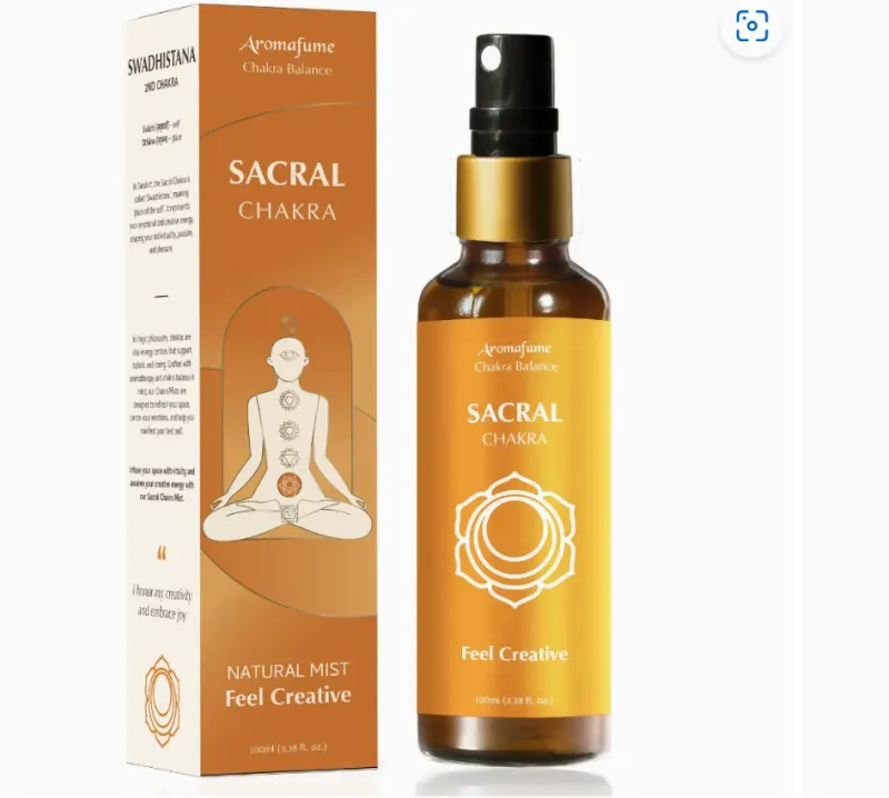 Sacral Chakra Mist | Chakra Spray | Orange & Vanilla