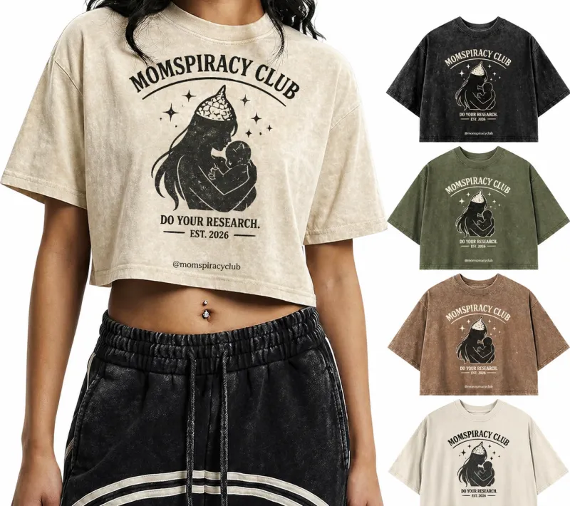 Do Your Research Vintage Crop Tee