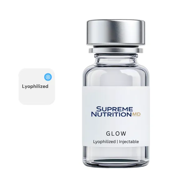 GLOW (BPC-157 / GHK-CU / TB-500)10mg/50mg/10mg/mL (3mL) - Lyophilized