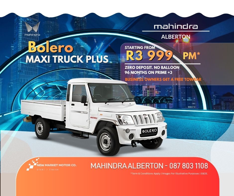Bolero Maxi Truck Plus Range