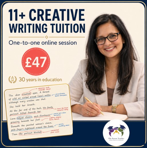 11+ Creative Writing Tuition Session