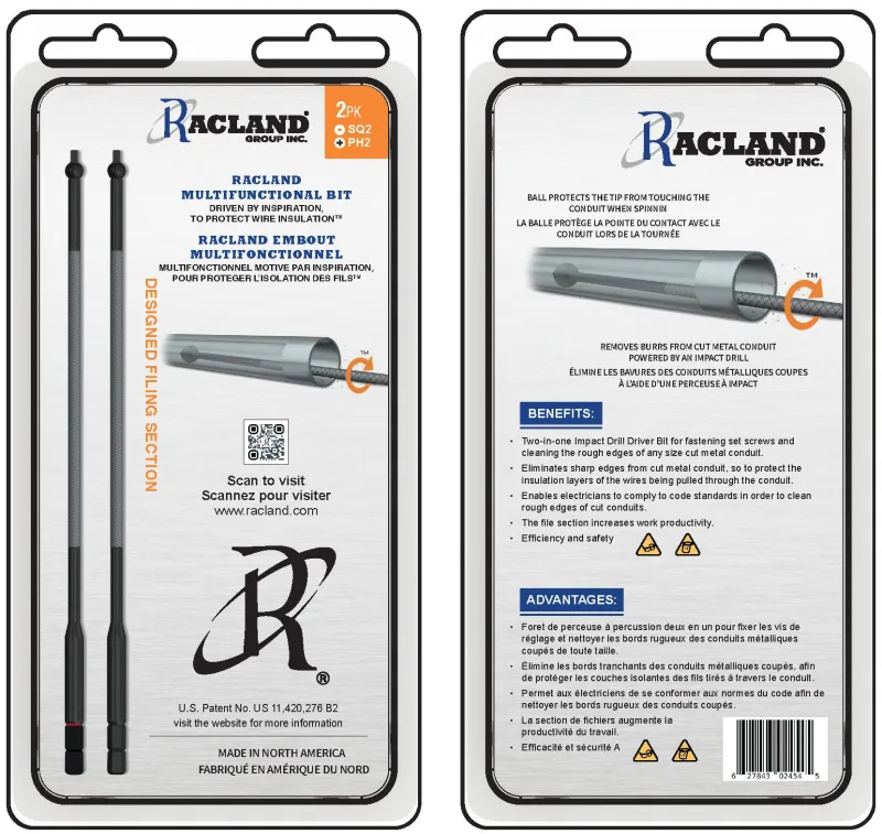 Racland Multifunctional Bit -2PK