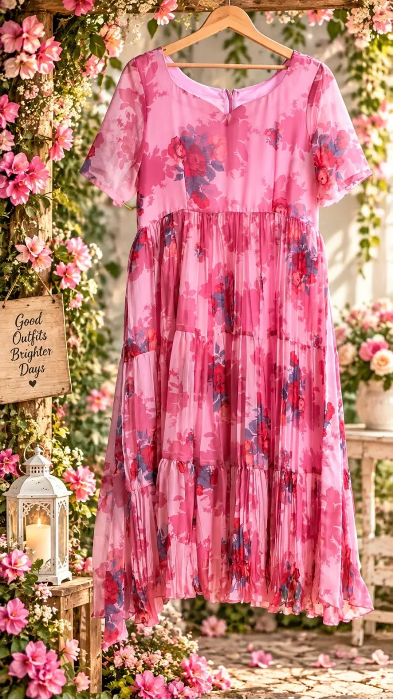 Pure Chiffon 2-Tier Maxi