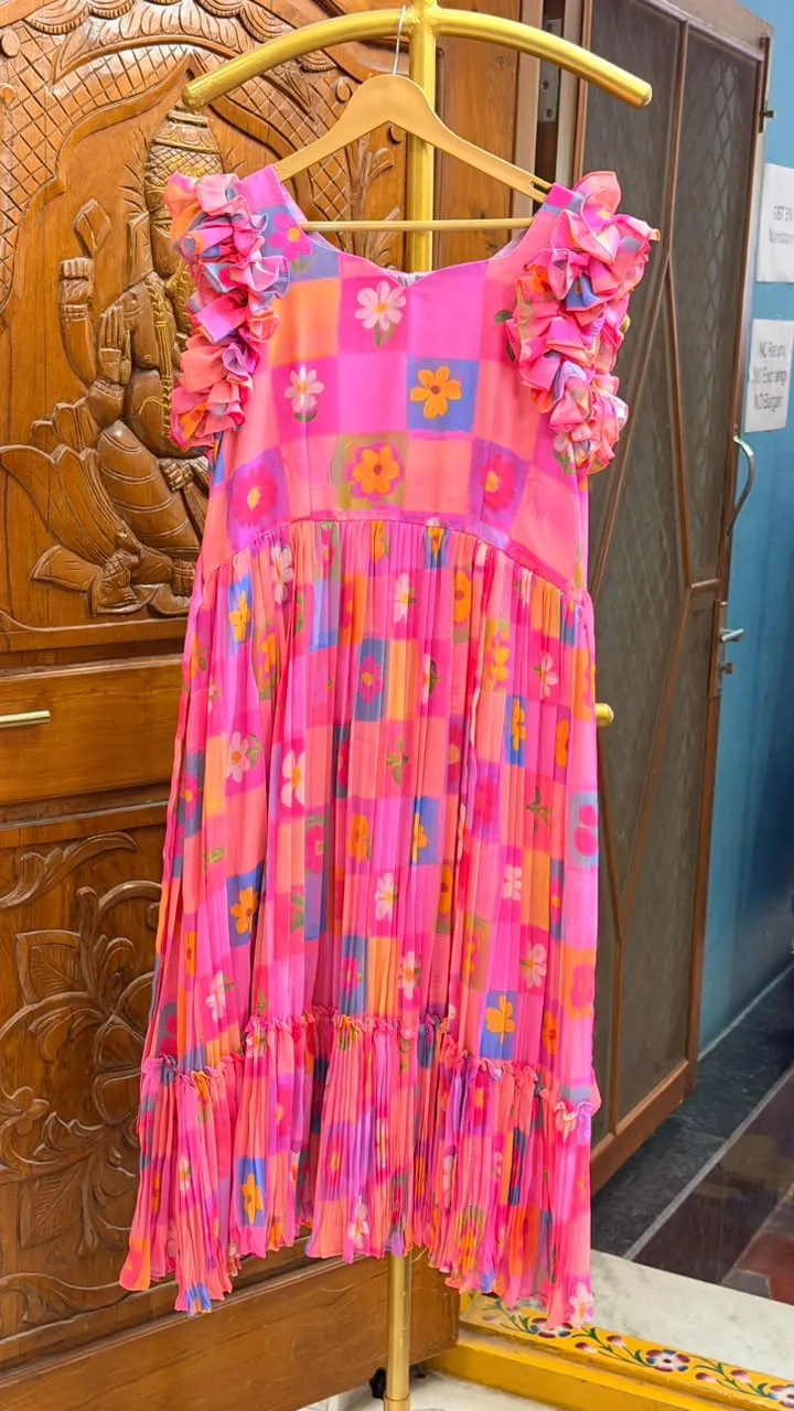 Checks Gerogette maxi
