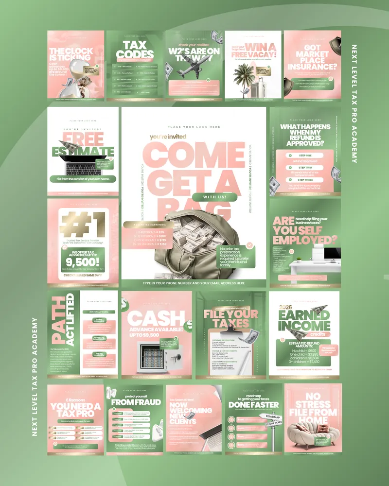20 Pack Editable Flyers Volume 2
