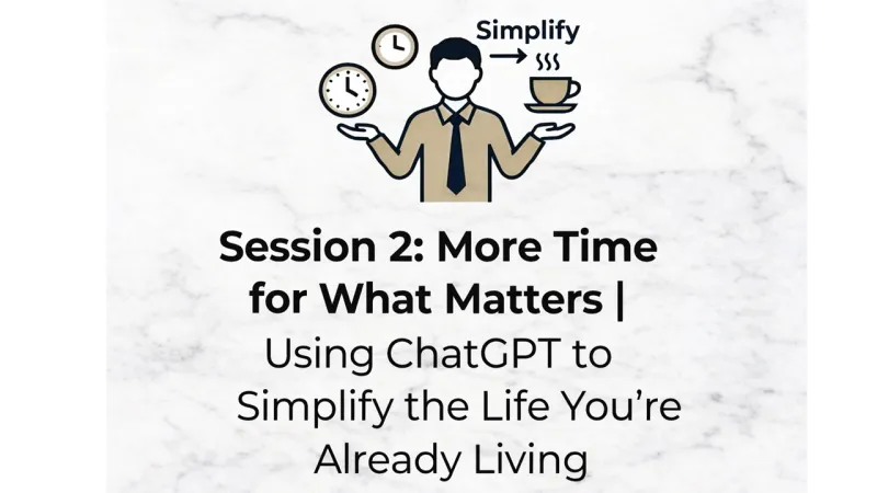 AI at YOUR Pace Workshop: Session 2 (2 hours)