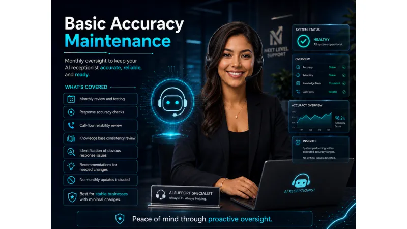 BASIC Accuracy Monthly Maintenance