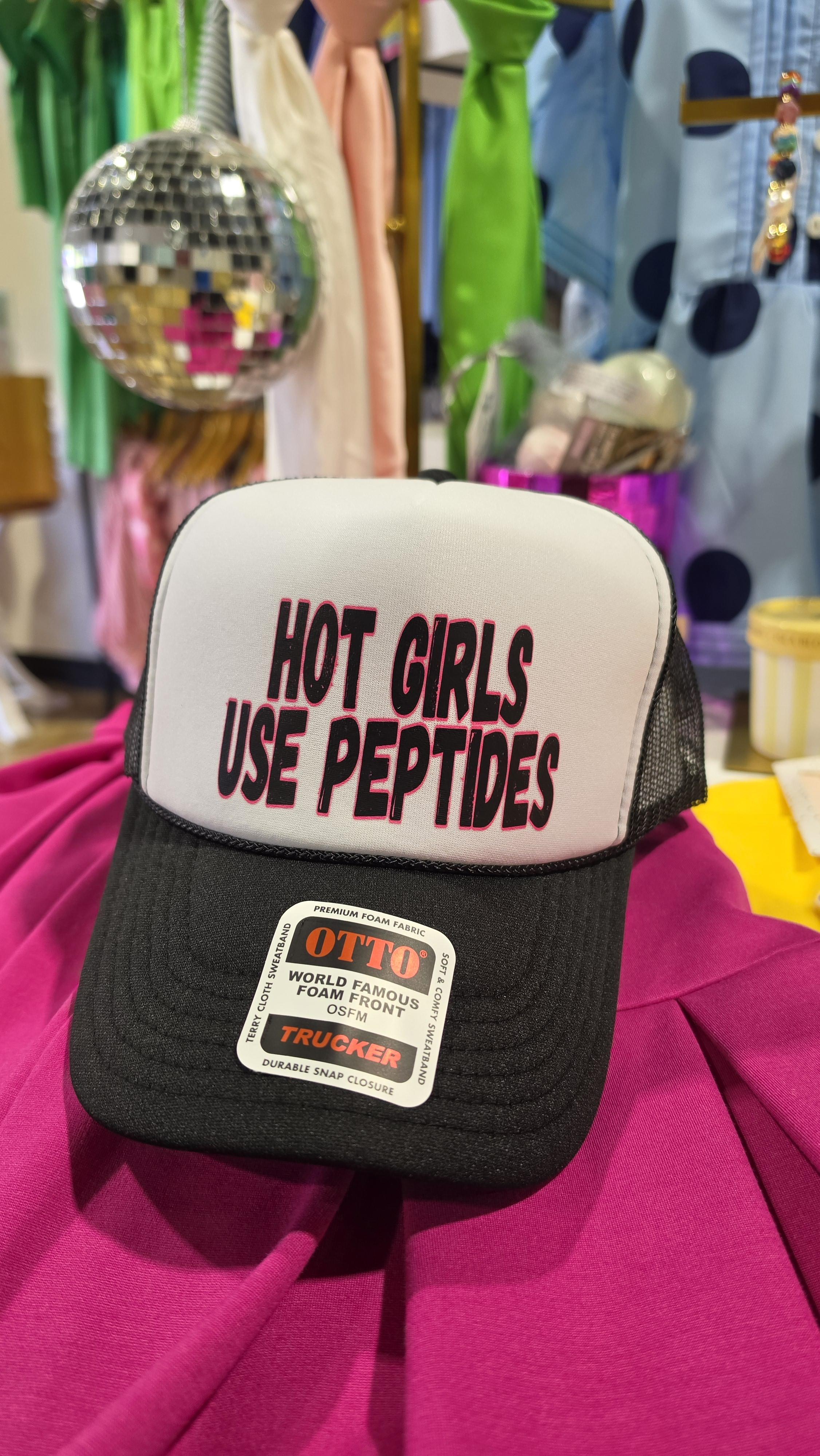 Hot Girl Use Peptides Cap