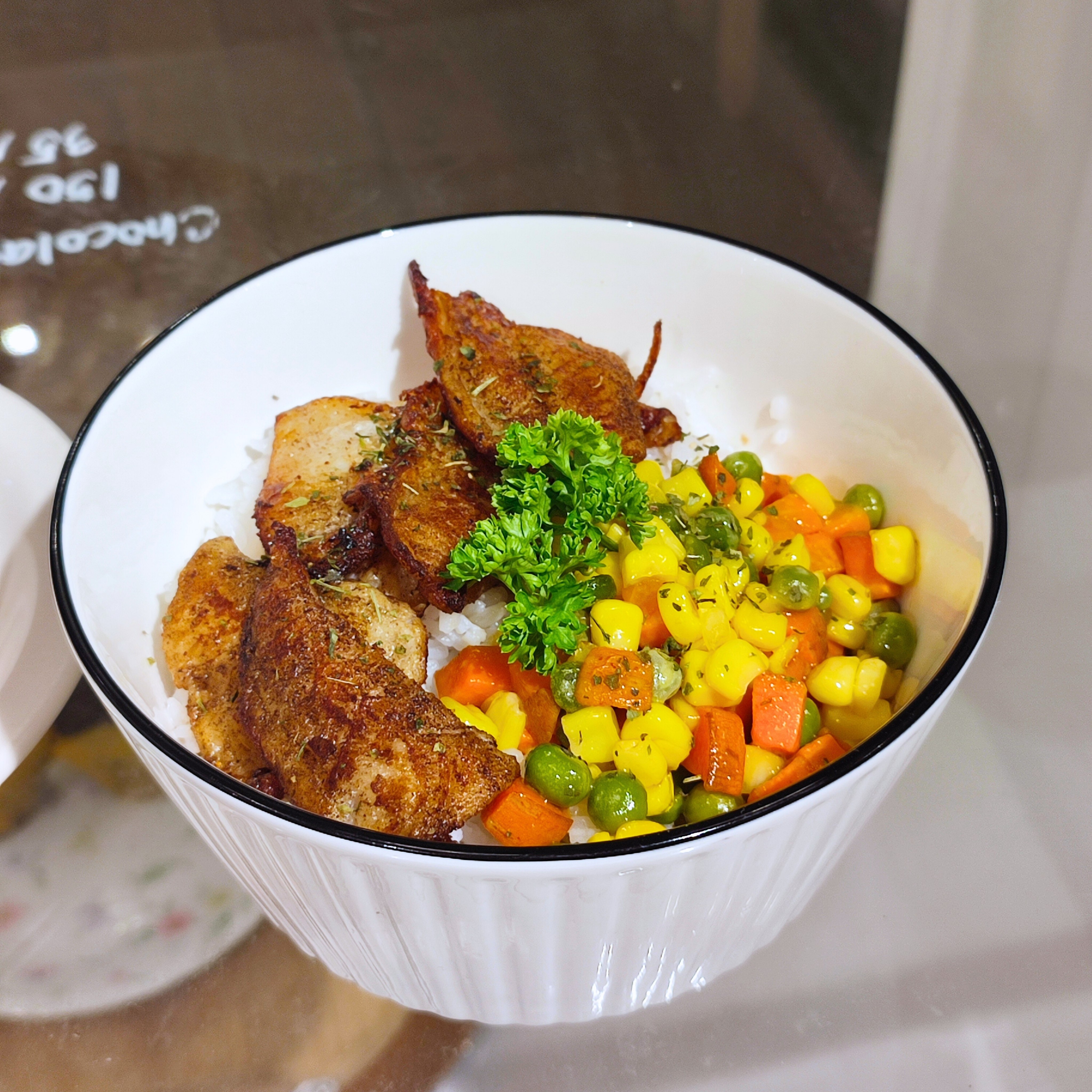 Seasoned Fish Rice Bowl