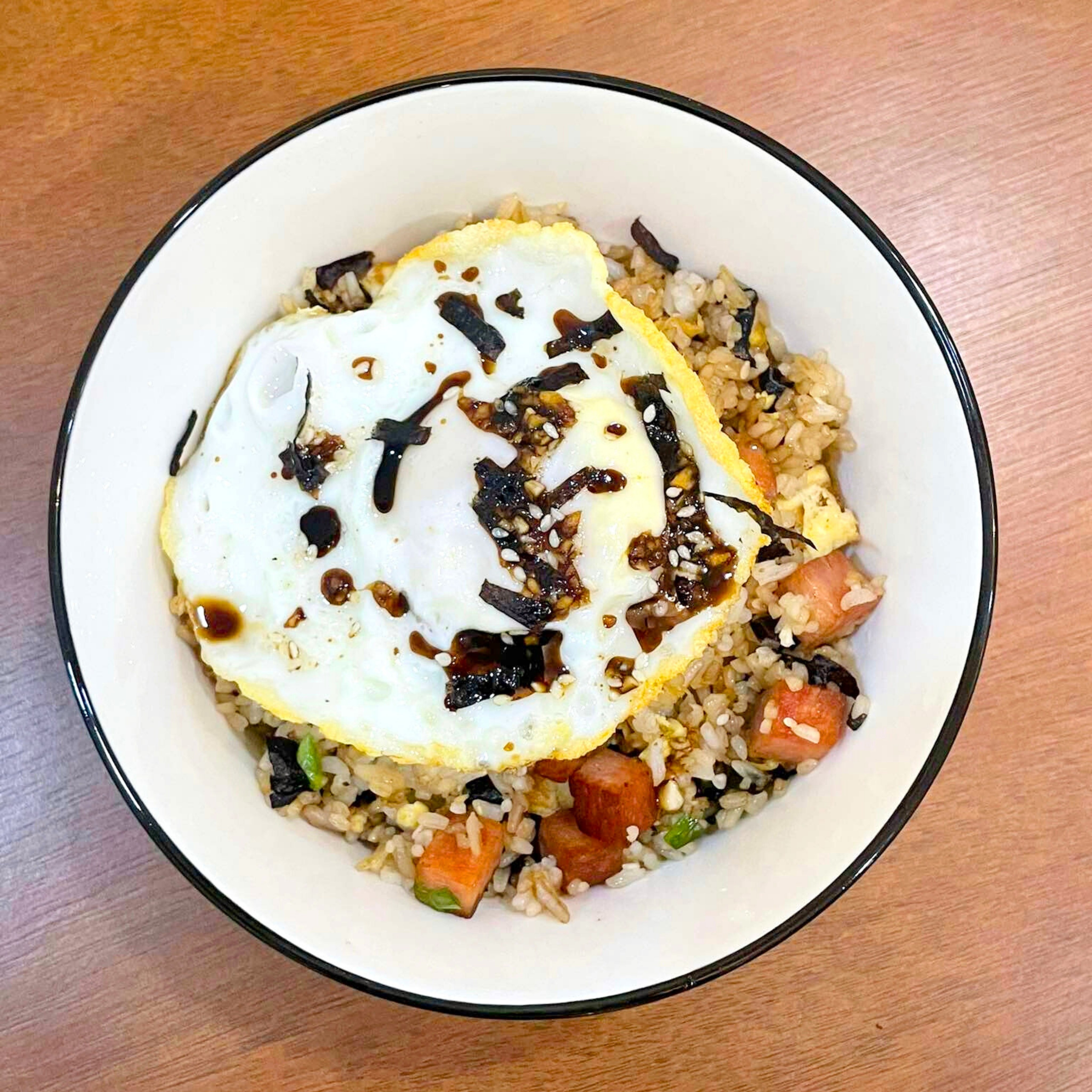 Spam and Egg Rice Scramble