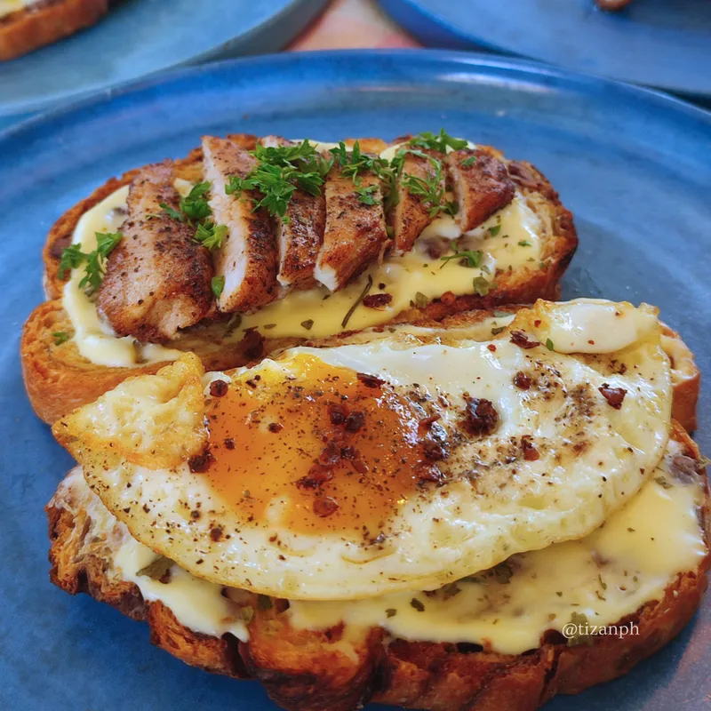 Chicken Melt on Toast