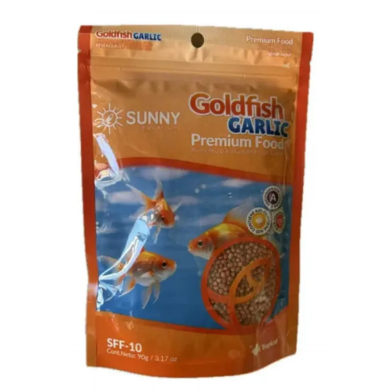 ALIMENTO SUNNY GOLDFISH GARLIC 90 GR 