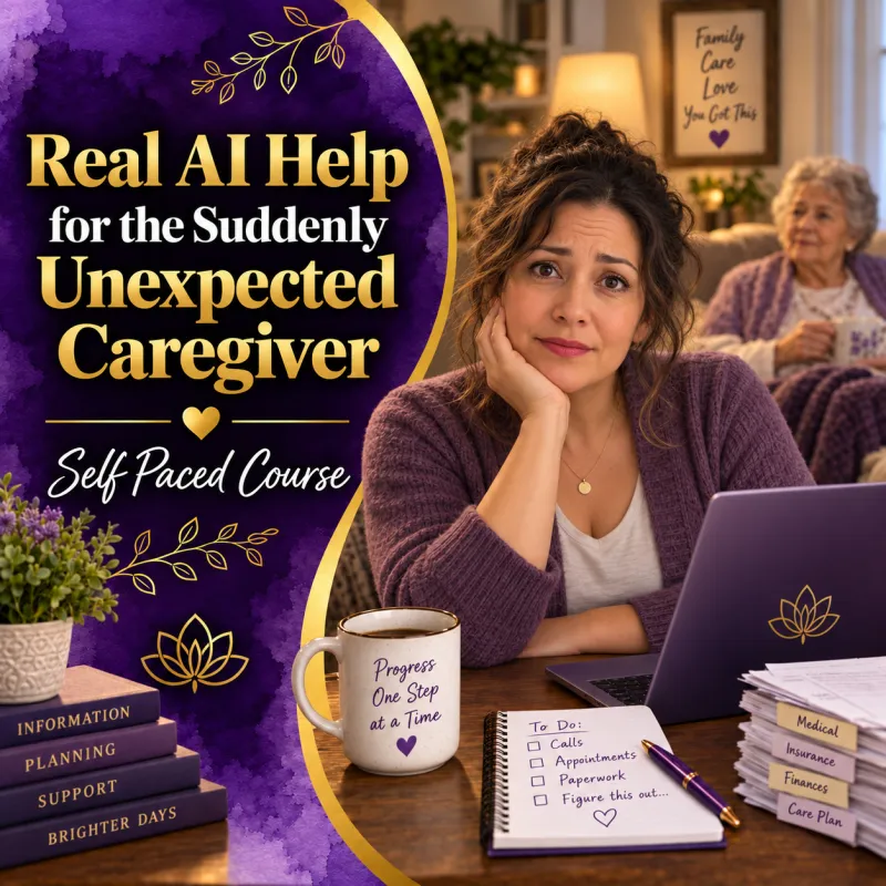 Real AI Help for the Suddenly Unexpected Caregiver