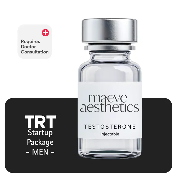 TRT Men's Startup Package 60 days (Consult, Labs, Cypionate 200mg/mL 10mL + Anastrozole 24×1mg)