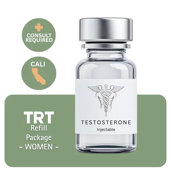TRT CALI Women's Refill Package (Cypionate 200mg/mL 10mL)