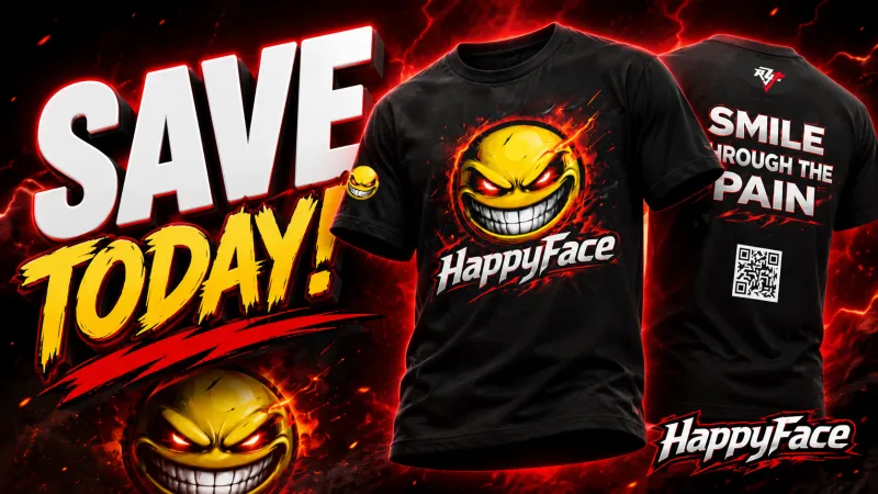 2 Bundle Happy face shirts