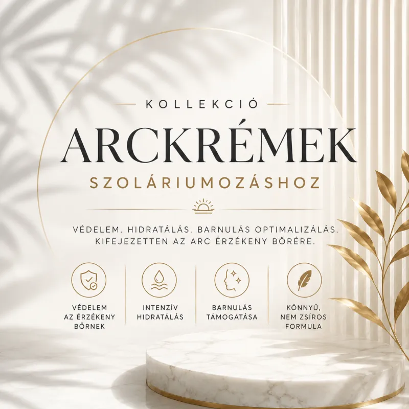 Arckrémek szoláriumozáshoz és napozáshoz
