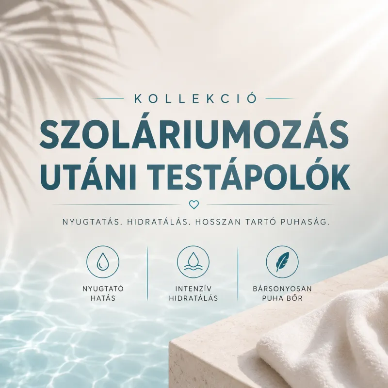 Szoláriumozás utáni testápolók