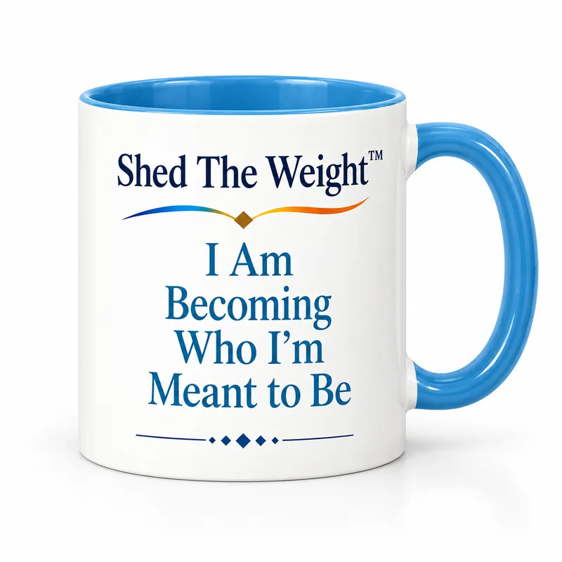Shed The Weight™ Growth Mug: I Am Becoming Who I'm Meant to Be