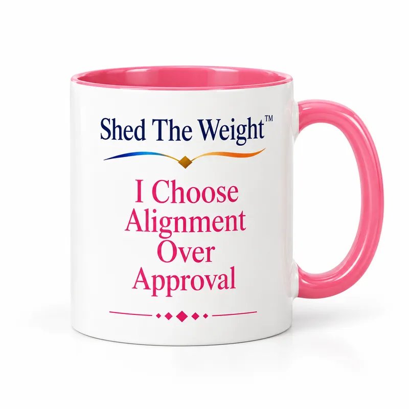 Shed The Weight™ Growth Mug: I Choose Alignment Over Approval