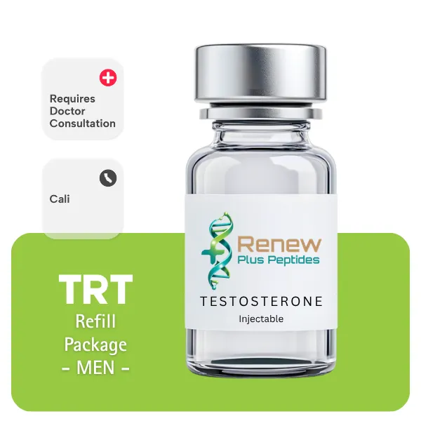 TRT CALI  Men's Refill Package 60 days (Cypionate 200mg/mL 10mL + Anastrozole 24×1mg)