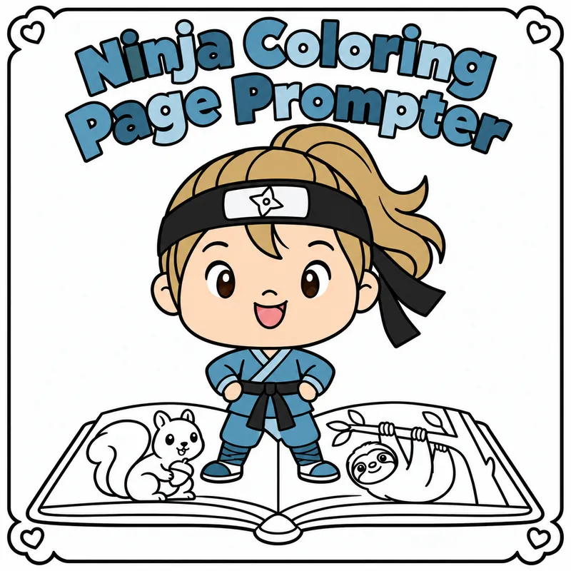 Coloring Page Prompter