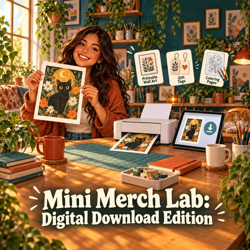 Mini Merch Lab: Digital Download Edition