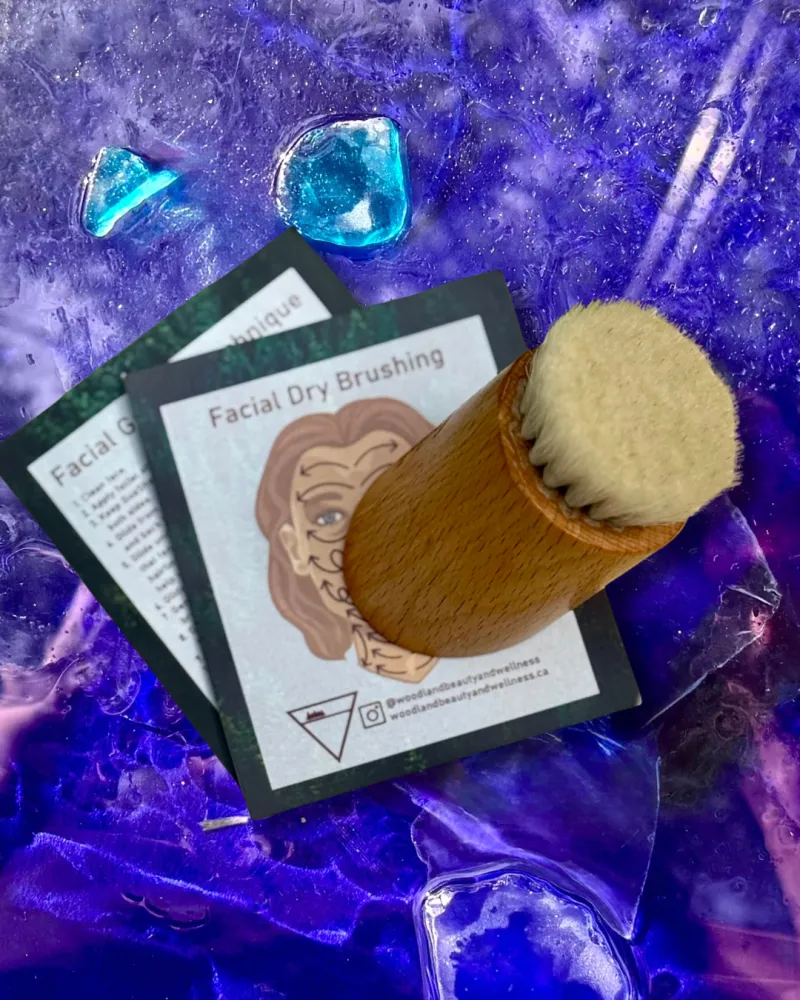 Facial Dry Brushing How-to Facial Tool How-To Card  (Printable PDF)