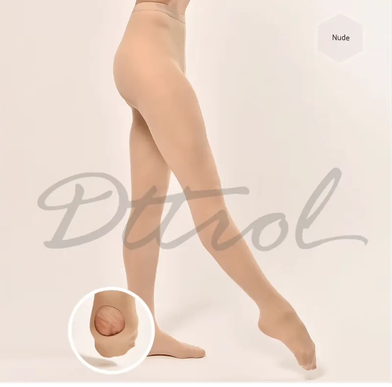 DTTROL Classic Pink Flat Belt Convertible Tights