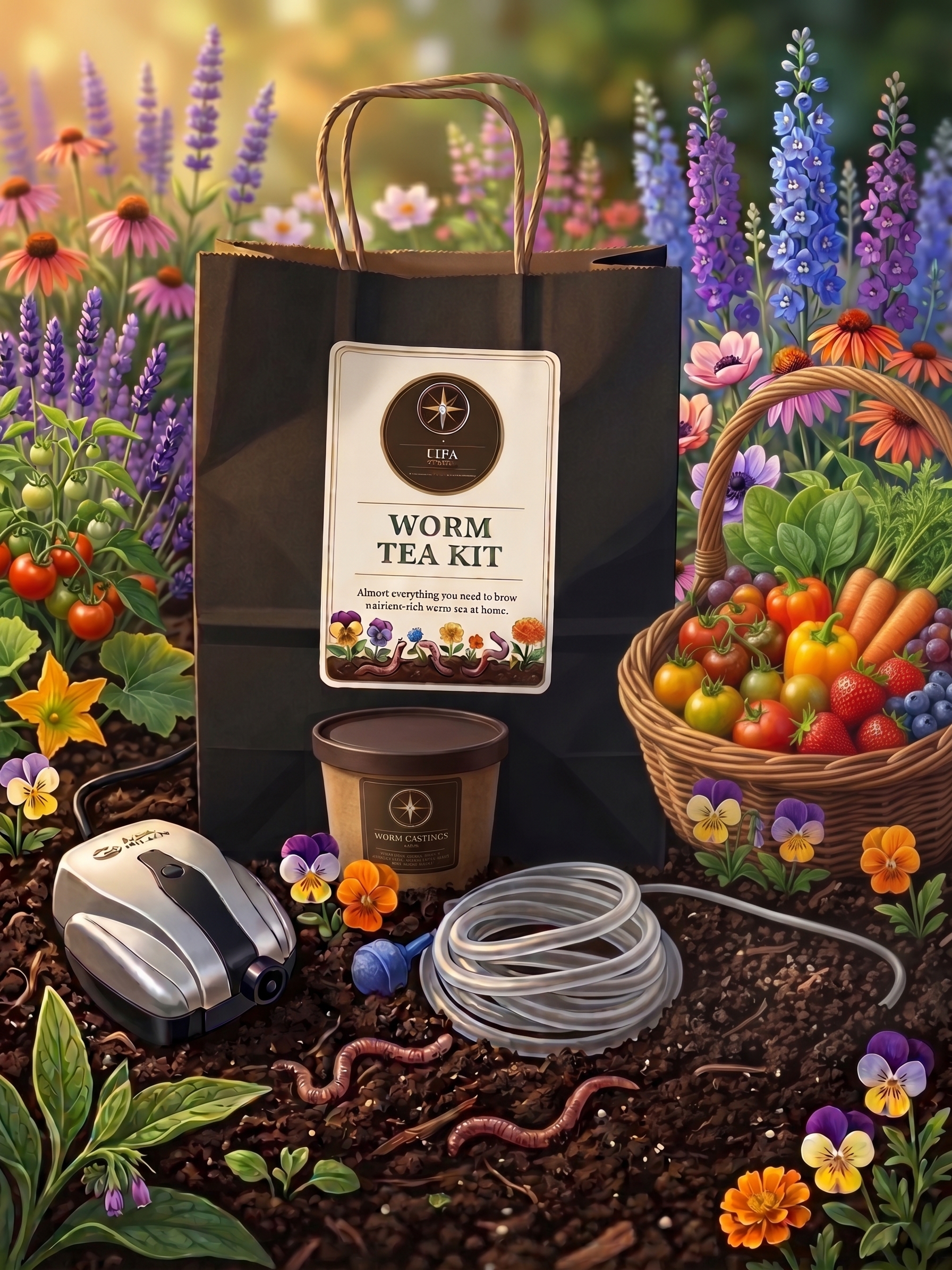 Worm Tea Starter Kit