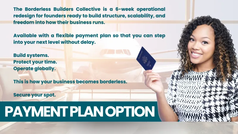 Borderless Builders Collective Payment Plan