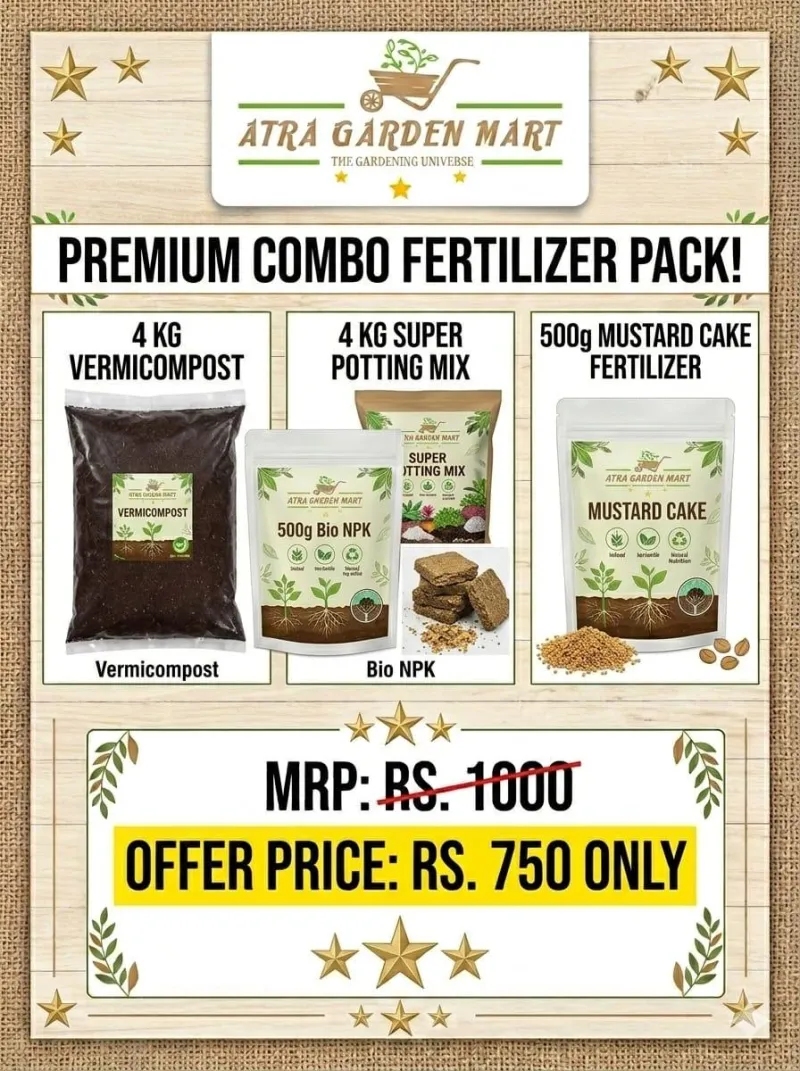 Premium Fertilizer Combo Pack -Complete Nutrition for your Plants