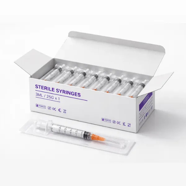 Box of 100 syringes