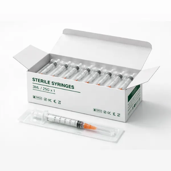 Box of 100 syringes