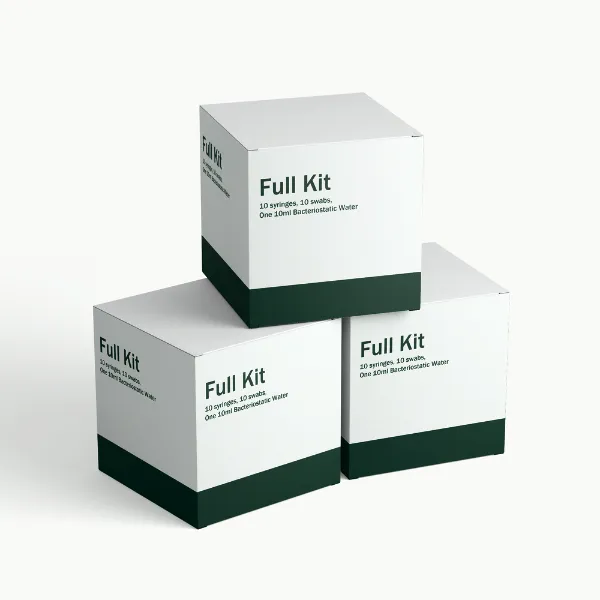 Full Kit (10 syringes, 10 swabs, One 10ml Bacteriostatic Water)