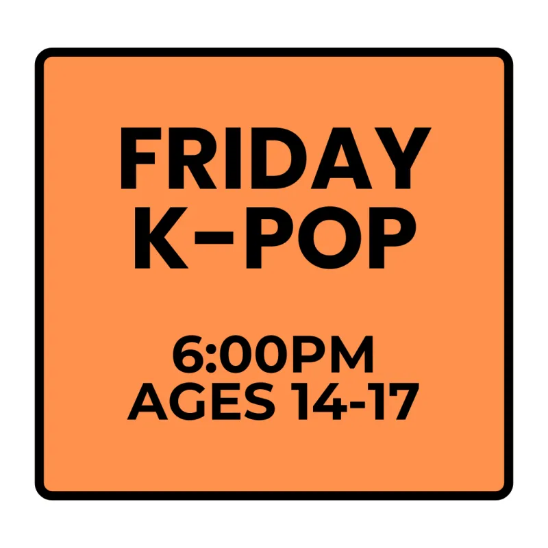 Fall Programs - Friday - Recreational K-pop (Ages 14-17)