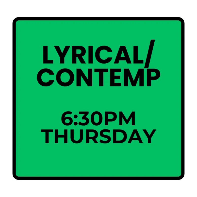 Spring Programs- Thursday Recreational Lyrical/Contemporary (Ages 13-16)