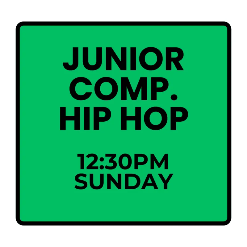 Spring Programs- Sunday Competitive Juniors Hip Hop (Ages 9-11)