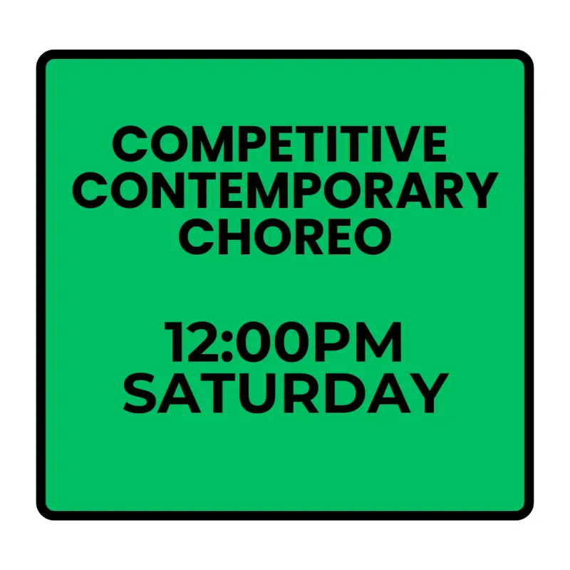 Spring Programs- Saturday Competitive Contemporary Choreography (Ages 10-13)