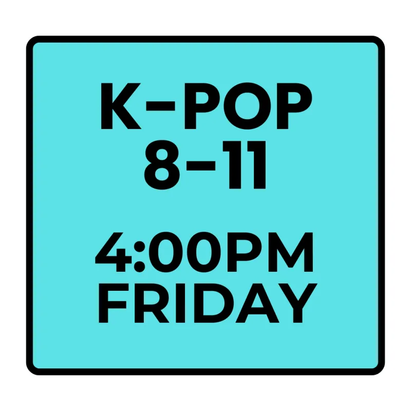 Winter Programs- Friday Recreational K-pop (Ages 8-11)