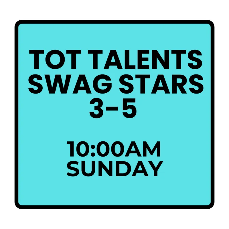Winter Programs - Sunday Tot Talents Swag Stars Hip Hop (Ages 3-5)