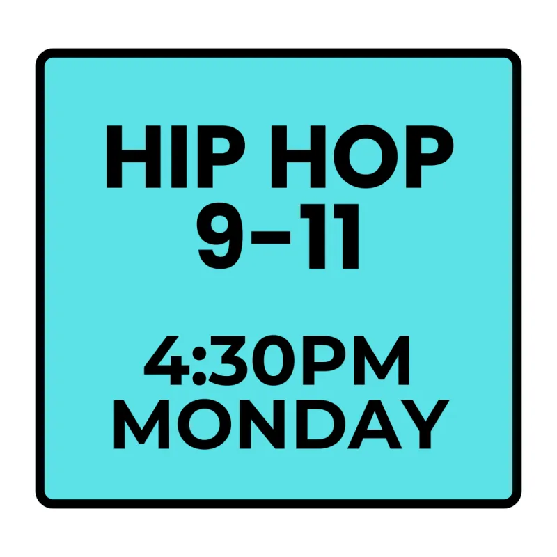 Winter Programs- Monday Recreational Hip Hop (Ages 9-11)