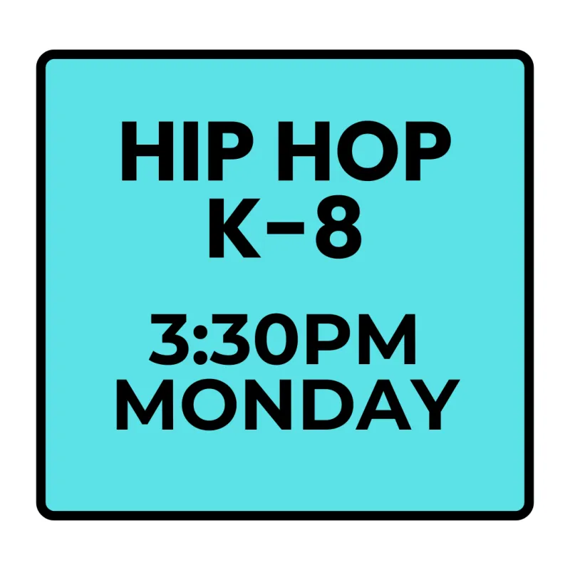 Winter Programs- Monday Recreational Hip Hop (Ages K-8)