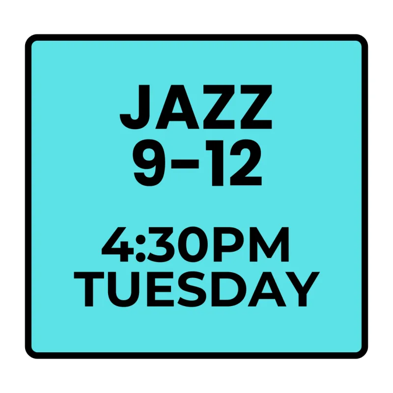 Winter Programs- Tuesday Recreational Jazz (Ages 9-12)