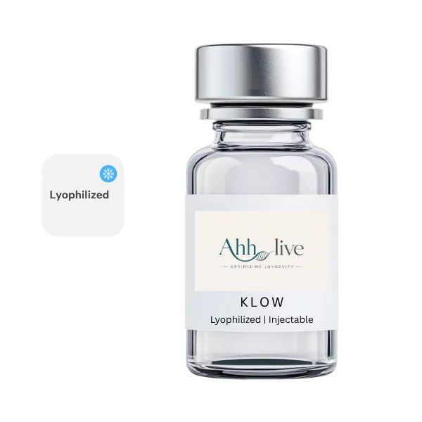 KLOW (BPC-157 / GHK-CU / TB-500 / KPV) 10mg/50mg/10mg/10mg/mL (3mL) - Lyophilized