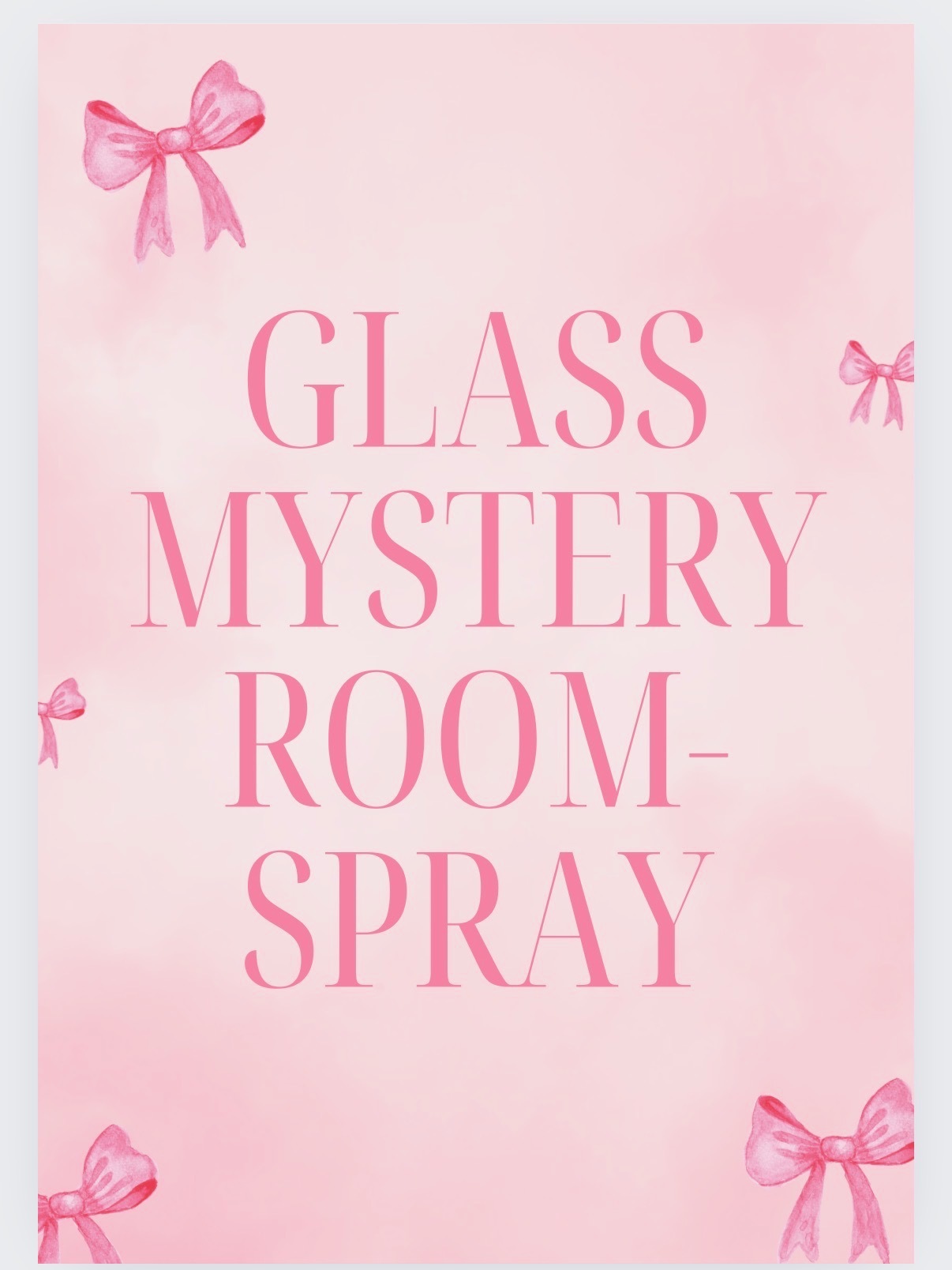 Mystery Glass roomspray 