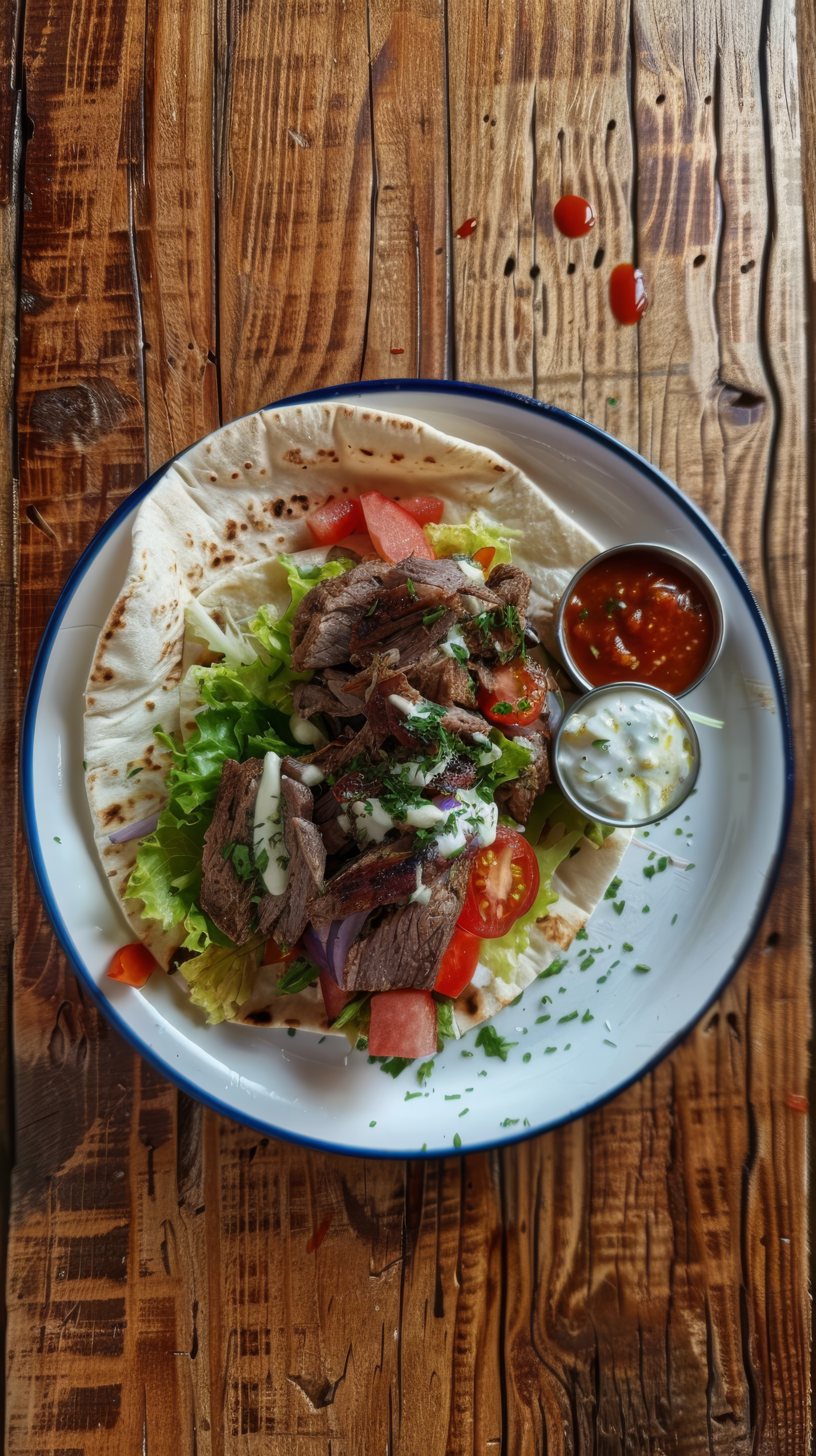 Lamb and Beef Shawarma Plate