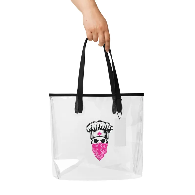Clear tote bag
