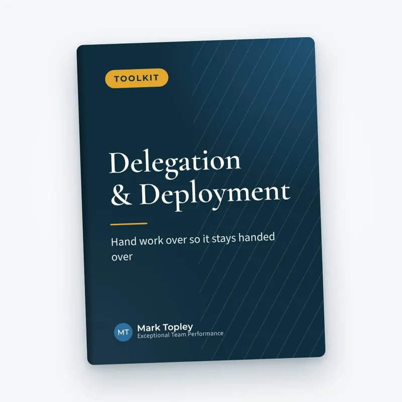 The Delegation & Deployment Toolkit